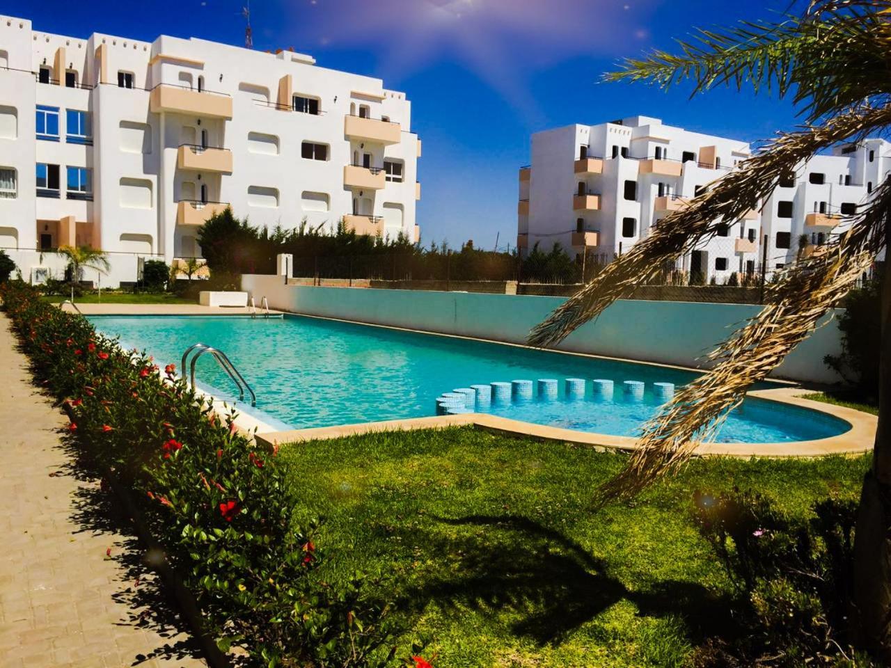 Fantastique Appartement Avec Piscine Sur La Plage M2 Танжер Екстериор снимка